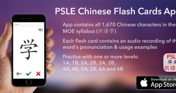 PSLE Chinese Flash Cards