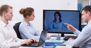 Large-scale video conferencing