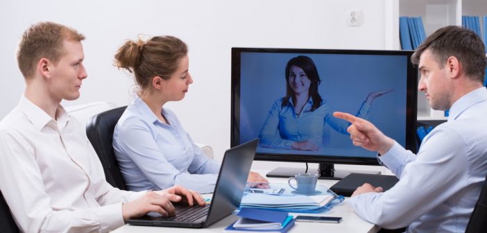 Large-scale video conferencing