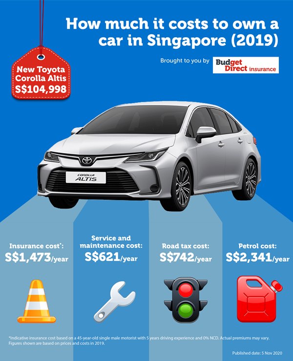 Owning A Car In Singapore - The Seen and Hidden Costs (Visual Asset)