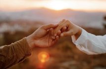 holding hands