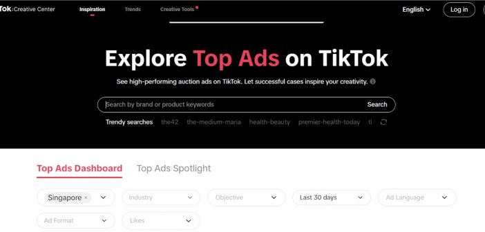 TikTok creative center